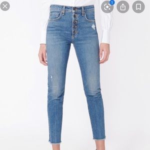 Veronica Beard Blue Ankle Jeans